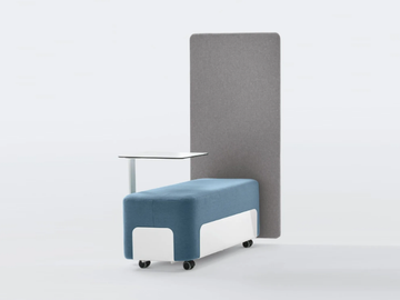 PRIVÈE - Upholstered pouf by Ares Line - view 2